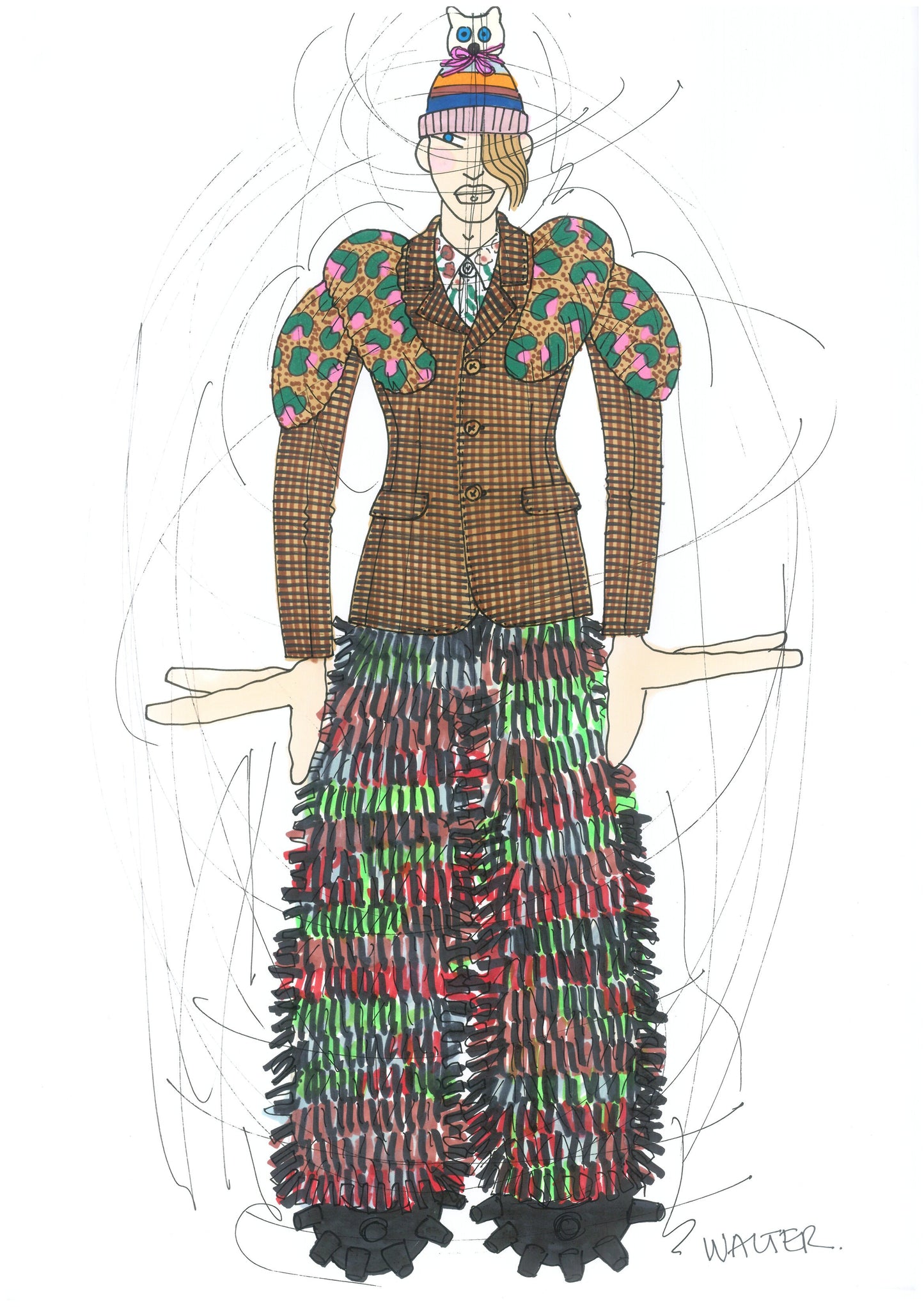 WVB188 - Walter Van Beirendonck - Banana wink boom