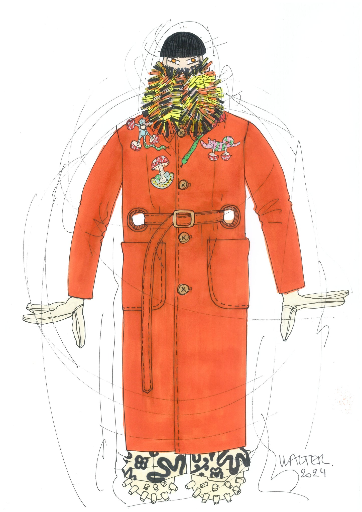WVB180 - Walter Van Beirendonck - Banana wink boom