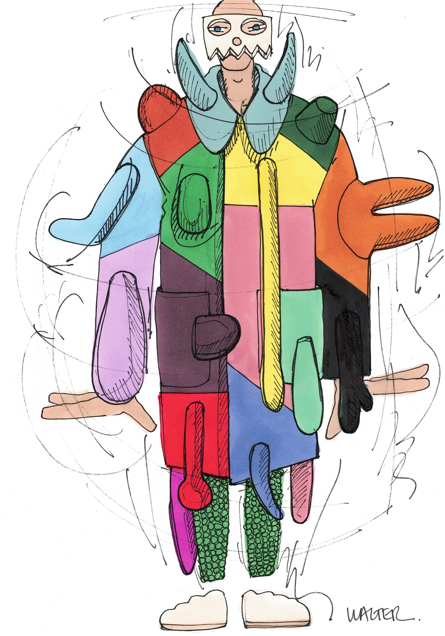 WVB212 - Walter Van Beirendonck - W.A.R.