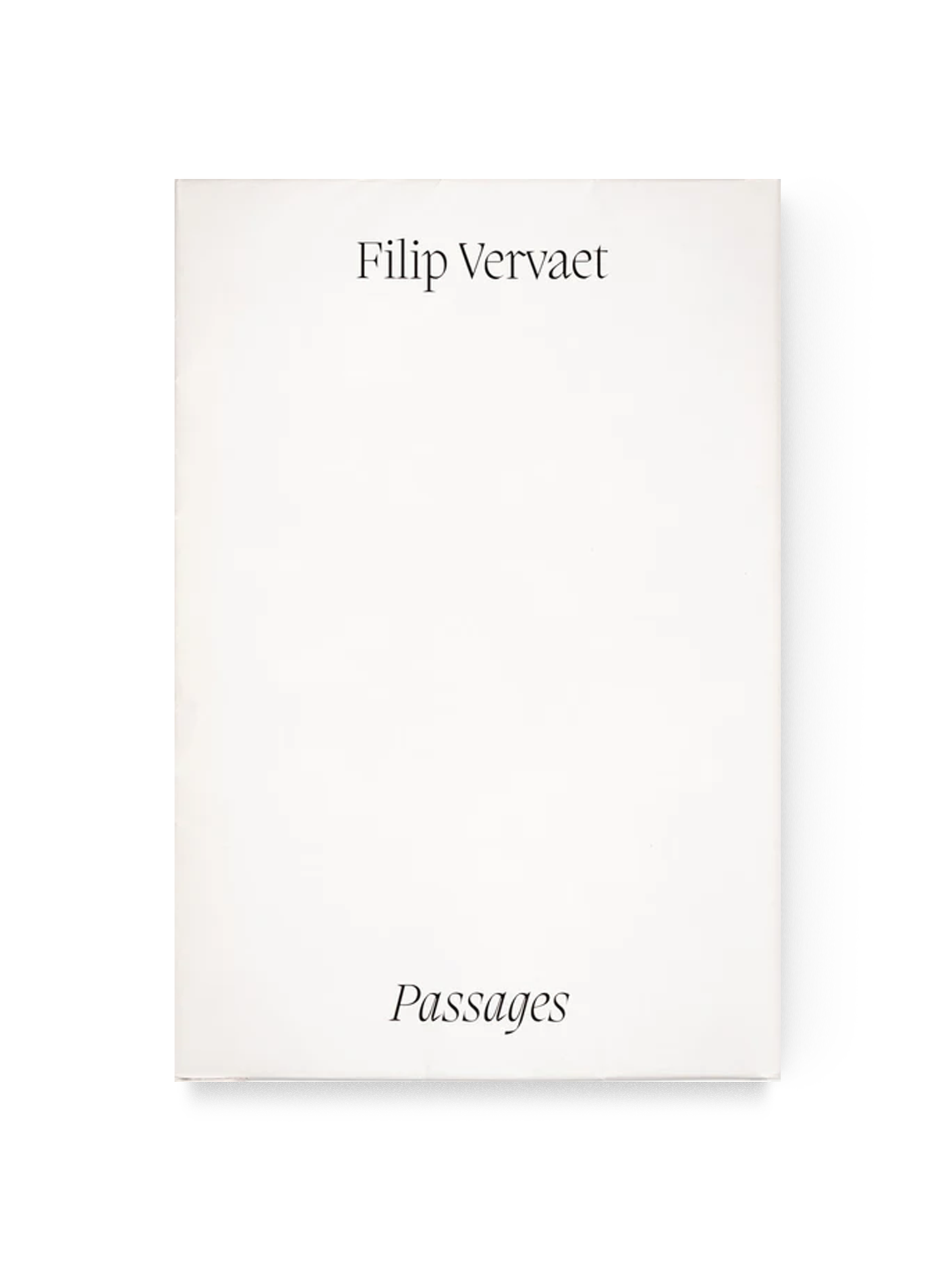 Filip Vervaet, 'Passages'
