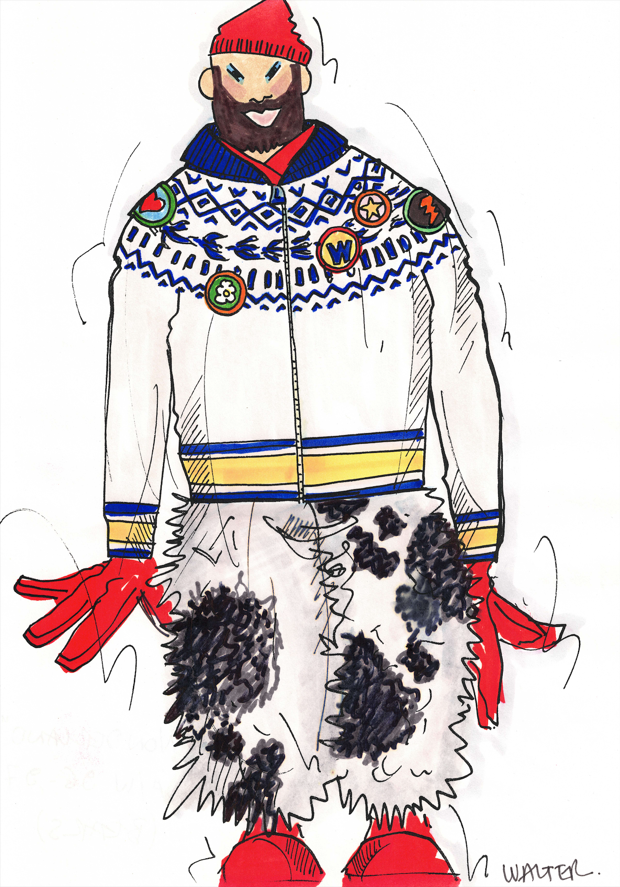 A4 - WVB281 - Walter Van Beirendonck - wonderland
