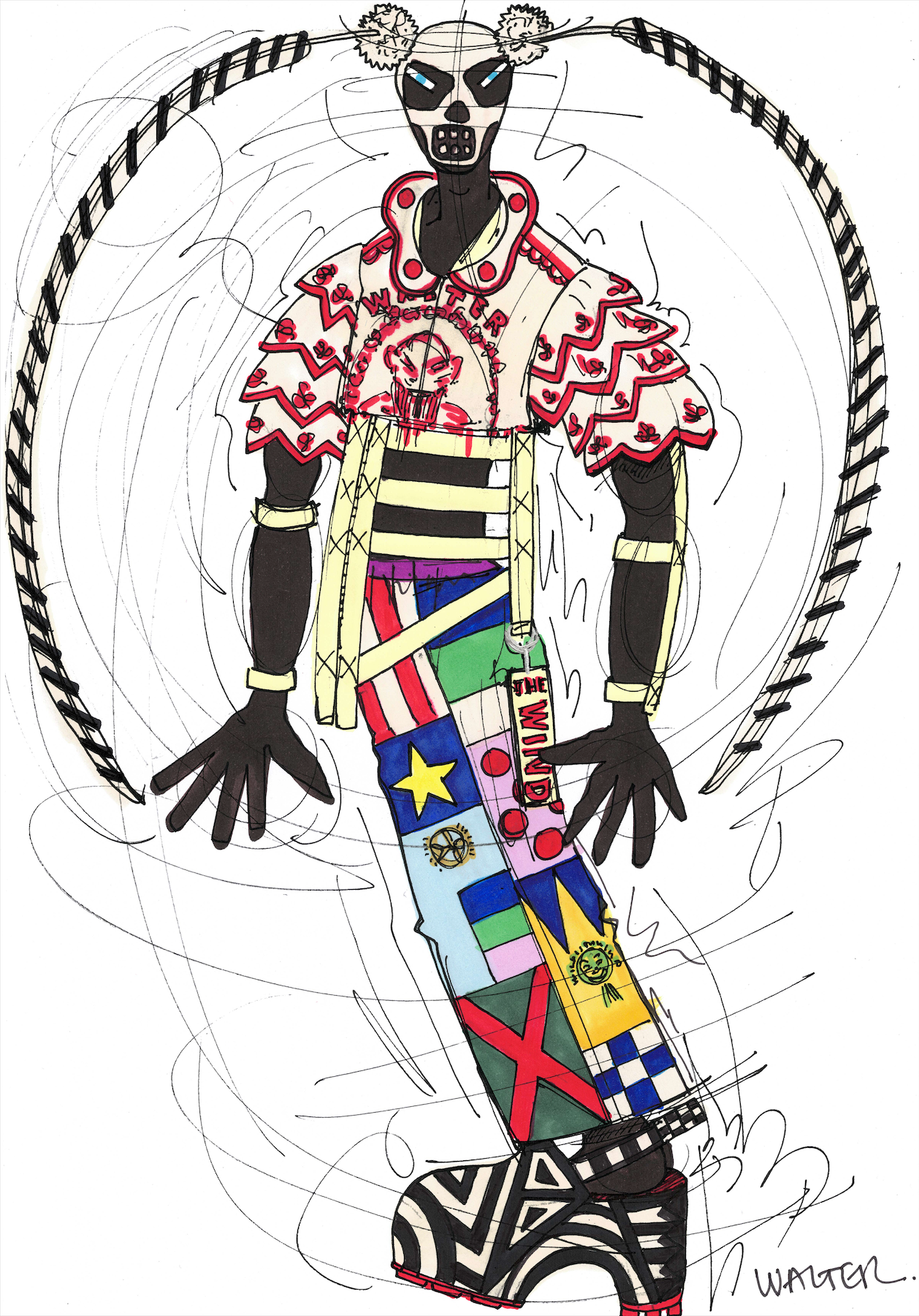 A4 - WVB284 - Walter Van Beirendonck - Wild is the wind