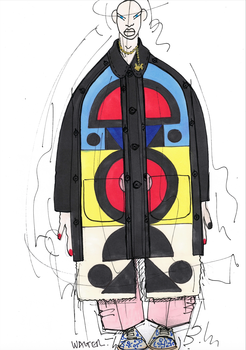 A4 - WVB266 - Walter Van Beirendonck - Zwart