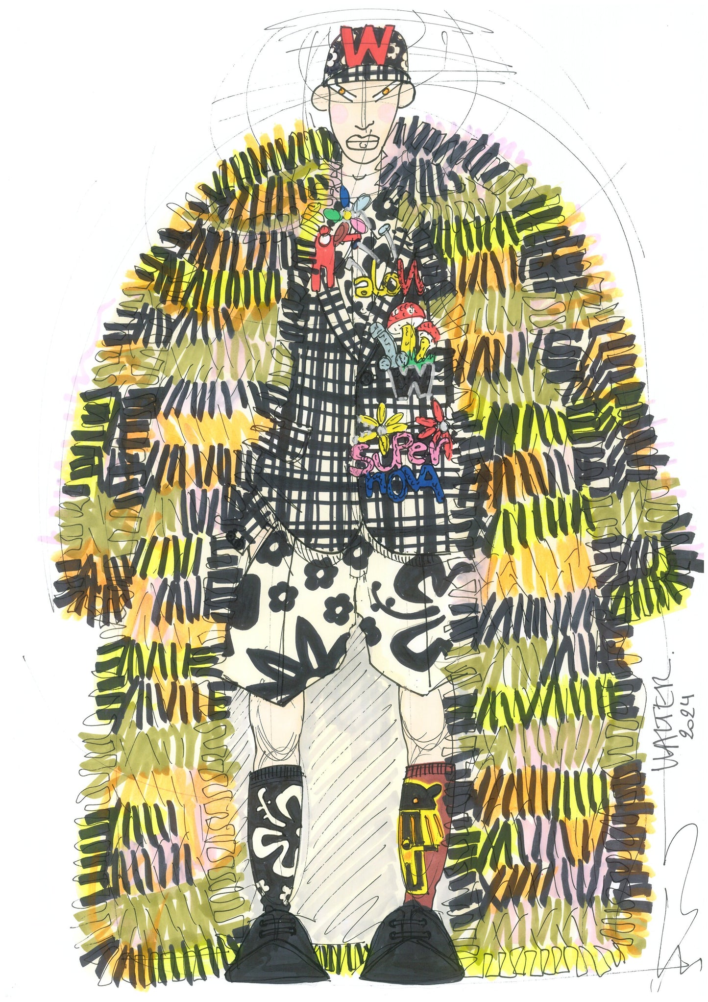 WVB178 - Walter Van Beirendonck - Banana wink boom