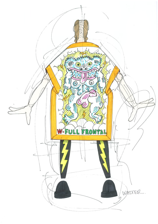 WVB159 - Walter Van Beirendonck - Neon shadow