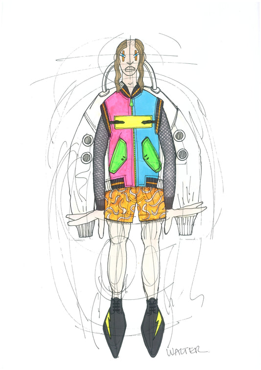 WVB166 - Walter Van Beirendonck - Neon shadow
