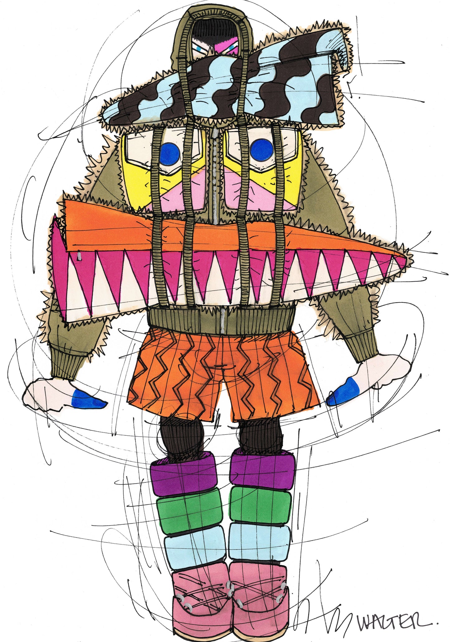 WVB287 - Walter Van Beirendonck - Wow
