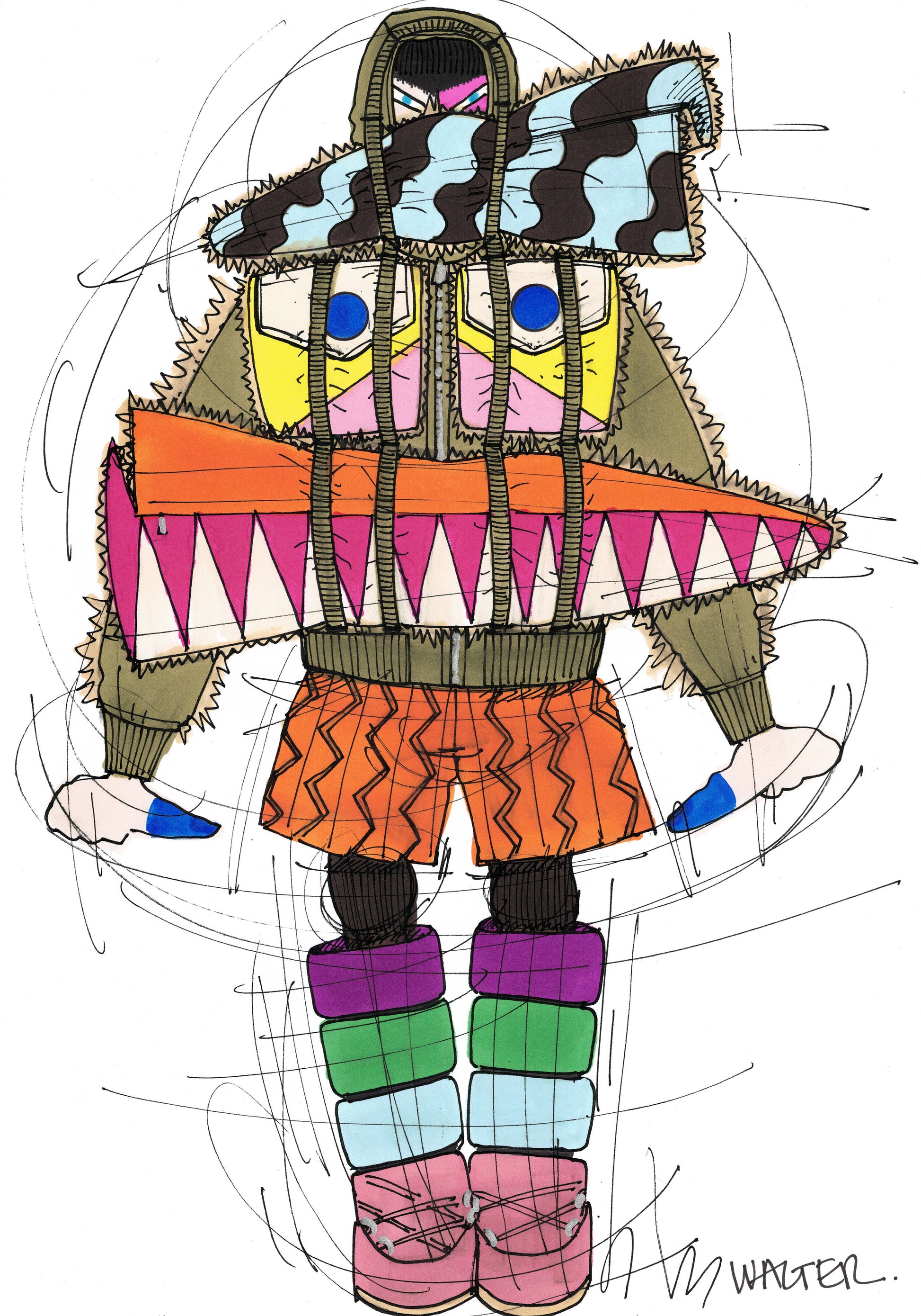 WVB287 - Walter Van Beirendonck - Wow