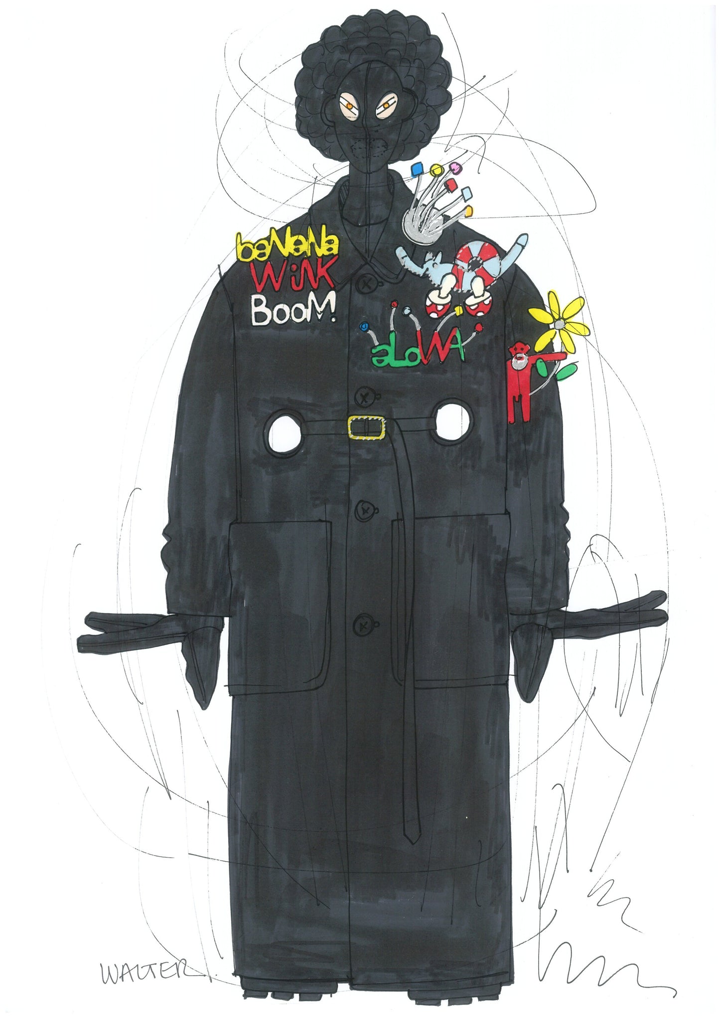 WVB194 - Walter Van Beirendonck - Banana wink boom