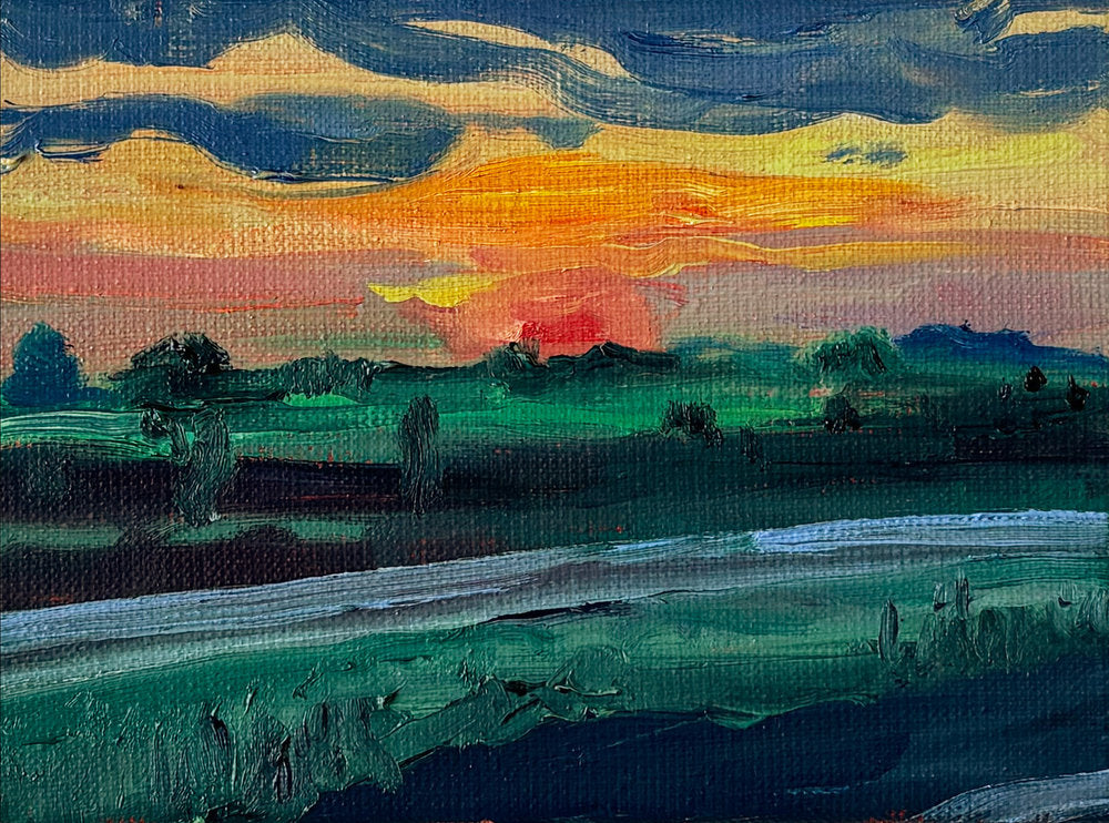 ED429 - Elise Debrock - Sunset on the Road