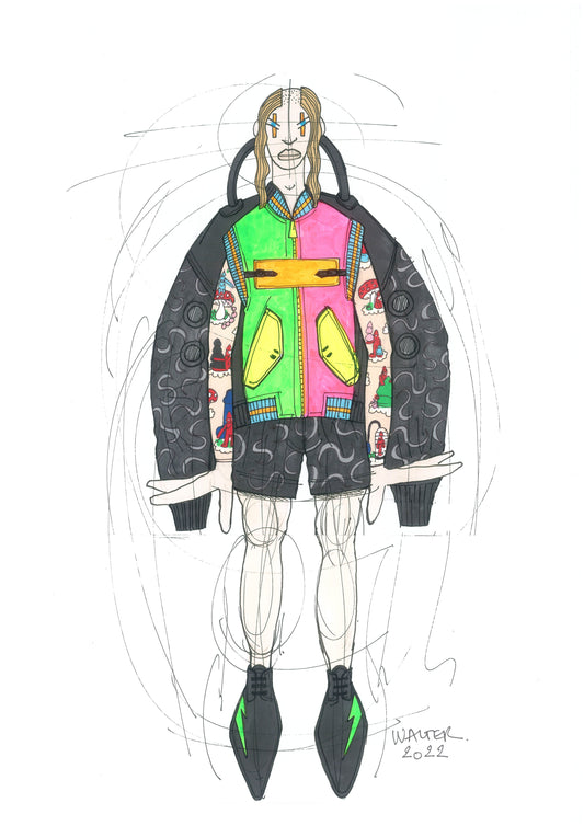 WVB250 - Walter Van Beirendonck - Neon shadow