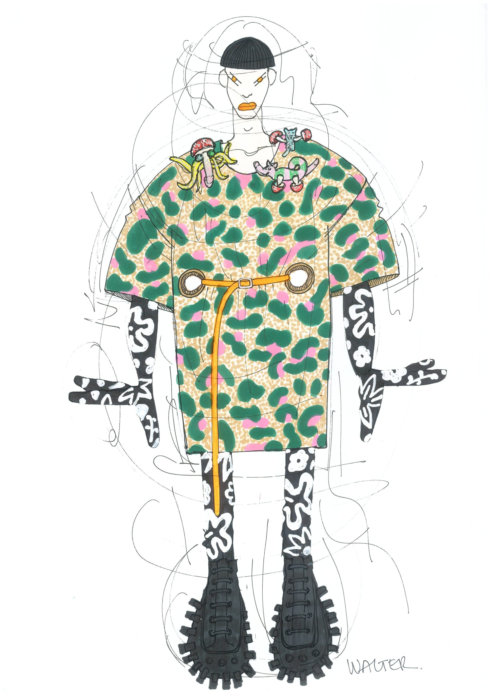 WVB179 - Walter Van Beirendonck - Banana wink boom