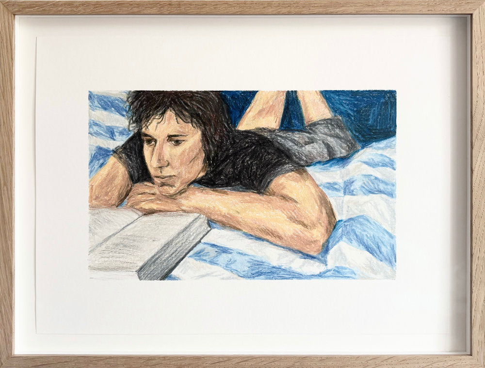 SDL_025 - Sophie Doutreligne - Self-portrait (reading)