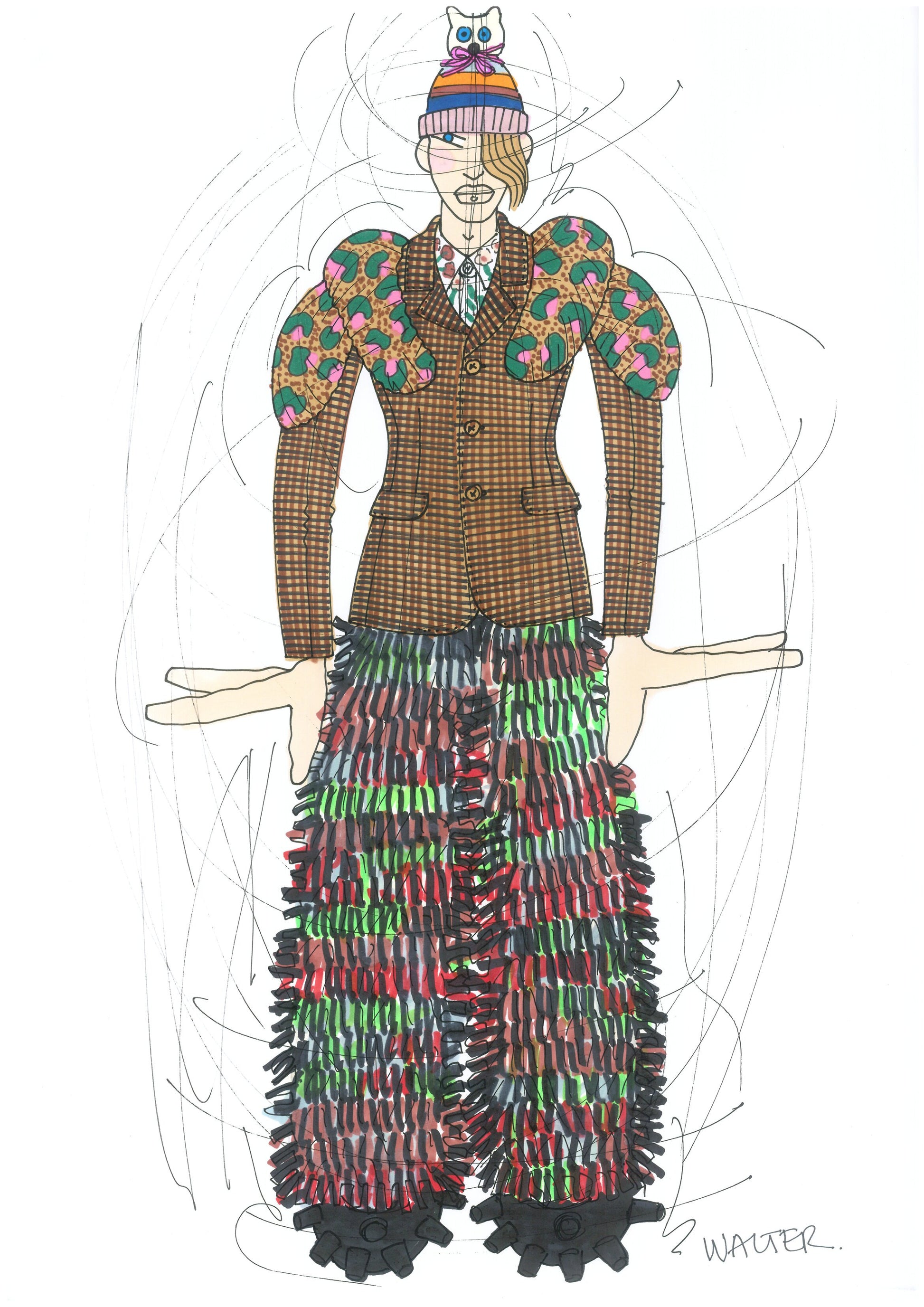WVB188 - Walter Van Beirendonck - Banana wink boom