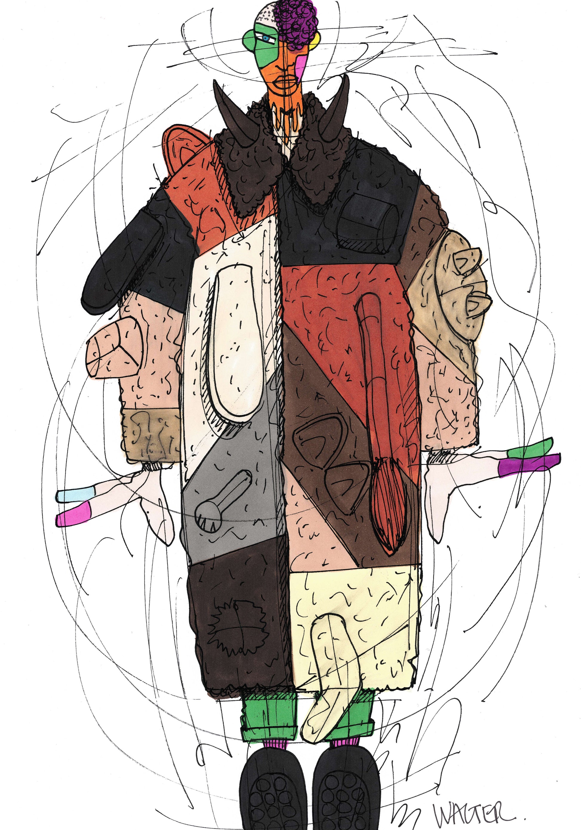 WVB241 - Walter Van Beirendonck - Wow