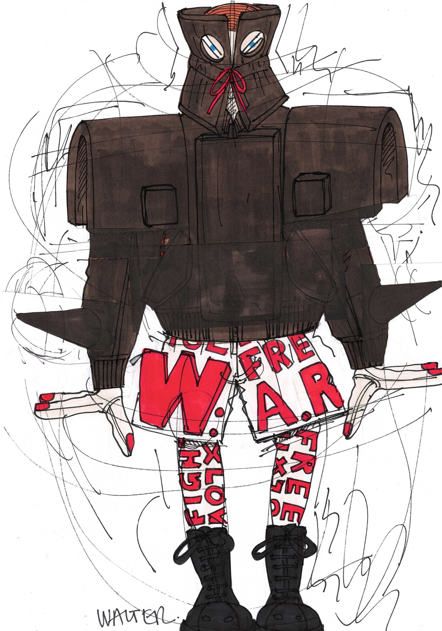 WVB290 - Walter Van Beirendonck - W.A.R.