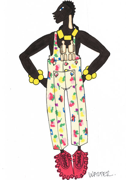 WVB102 - Walter Van Beirendonck - Wink with starry eyes