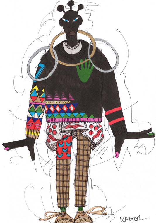 WVB285 - Walter Van Beirendonck - Hand on heart