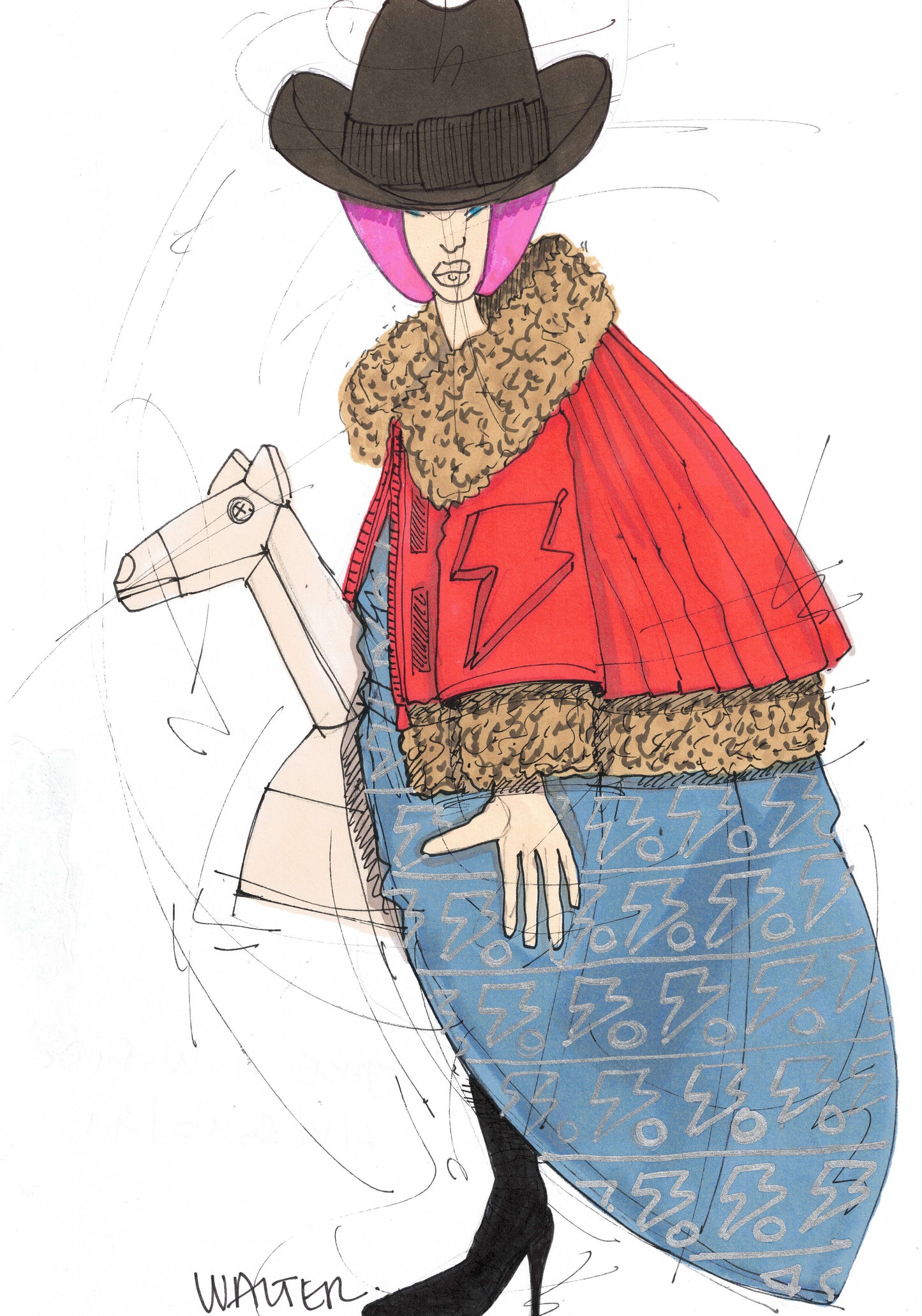 WVB291 - Walter Van Beirendonck - Take a W-ride