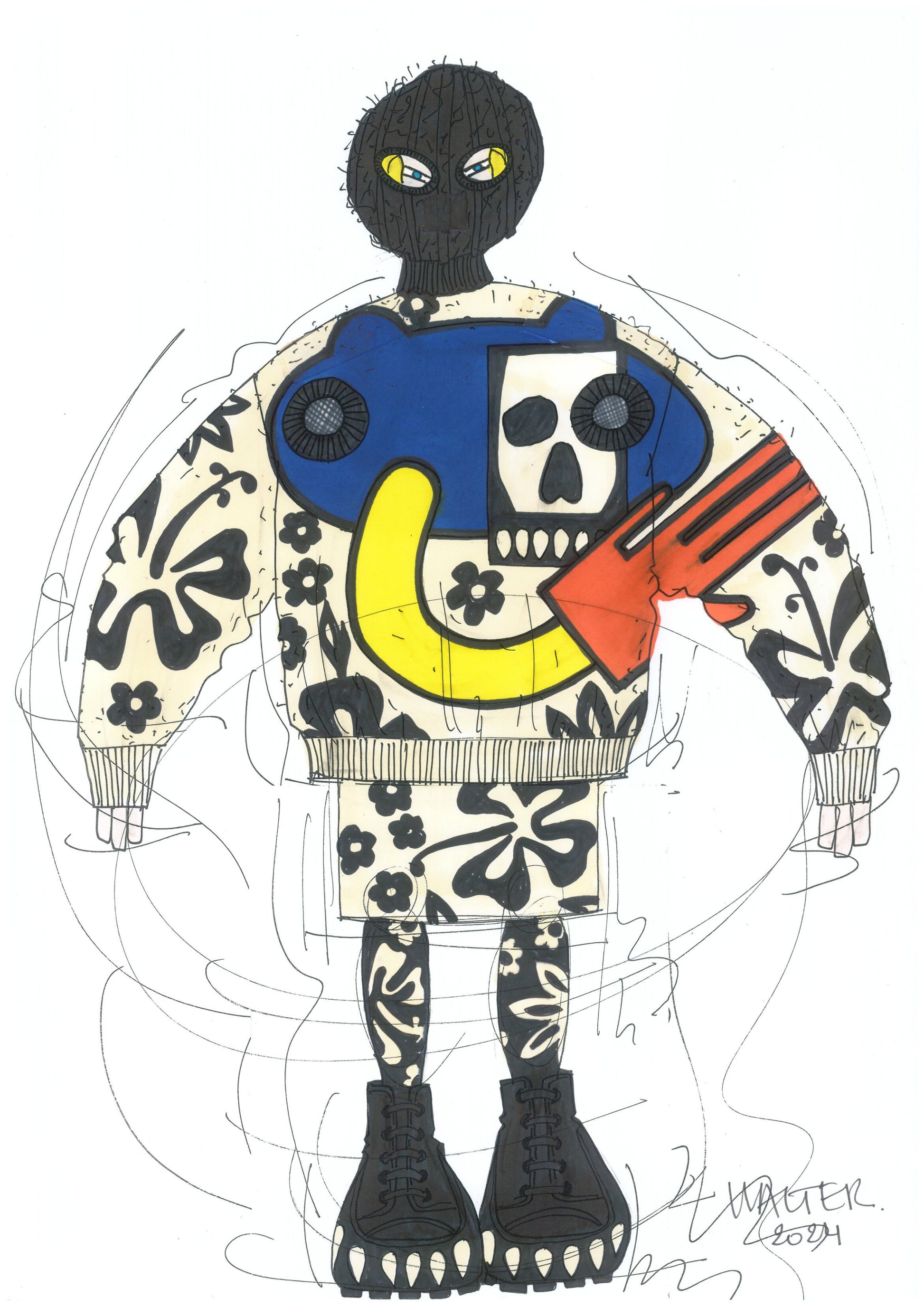WVB177 - Walter Van Beirendonck - Banana wink boom
