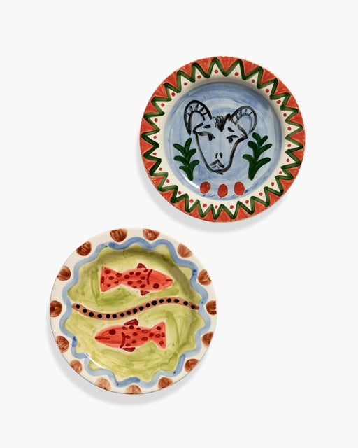 DINNER PLATE 03 SET OF 2 MIX THE LOVERS