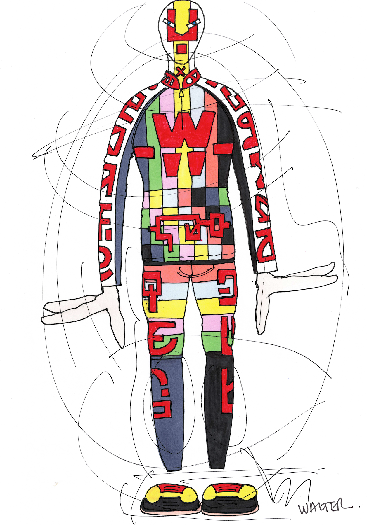 A4 - WVB283 - Walter Van Beirendonck - Dawleetoo