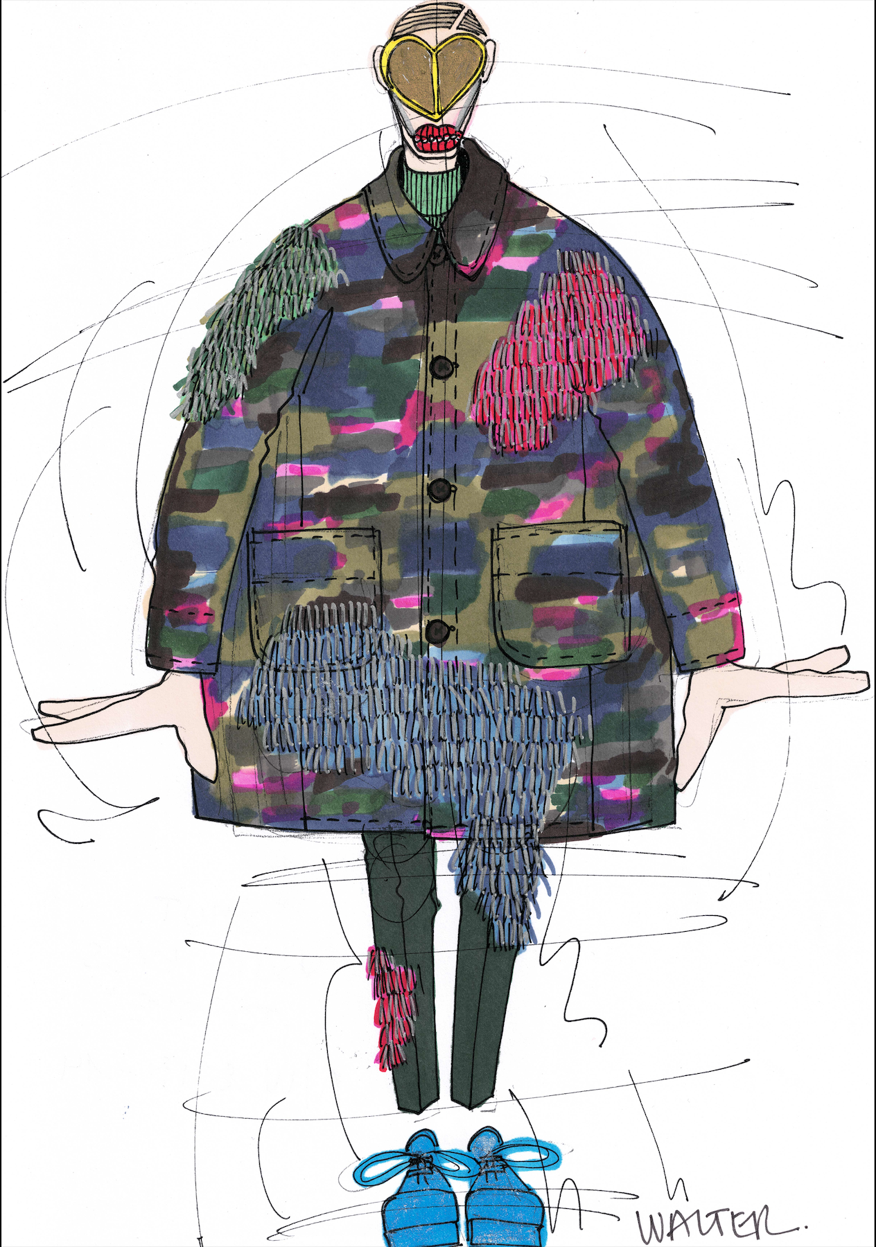 A4 - WVB274 - Walter Van Beirendonck - Shut your eyes to see