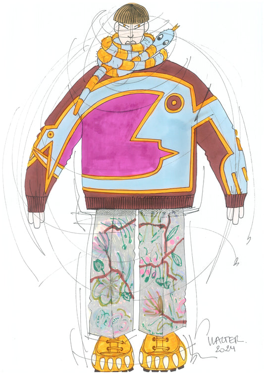 WVB184 - Walter Van Beirendonck - Banana wink boom