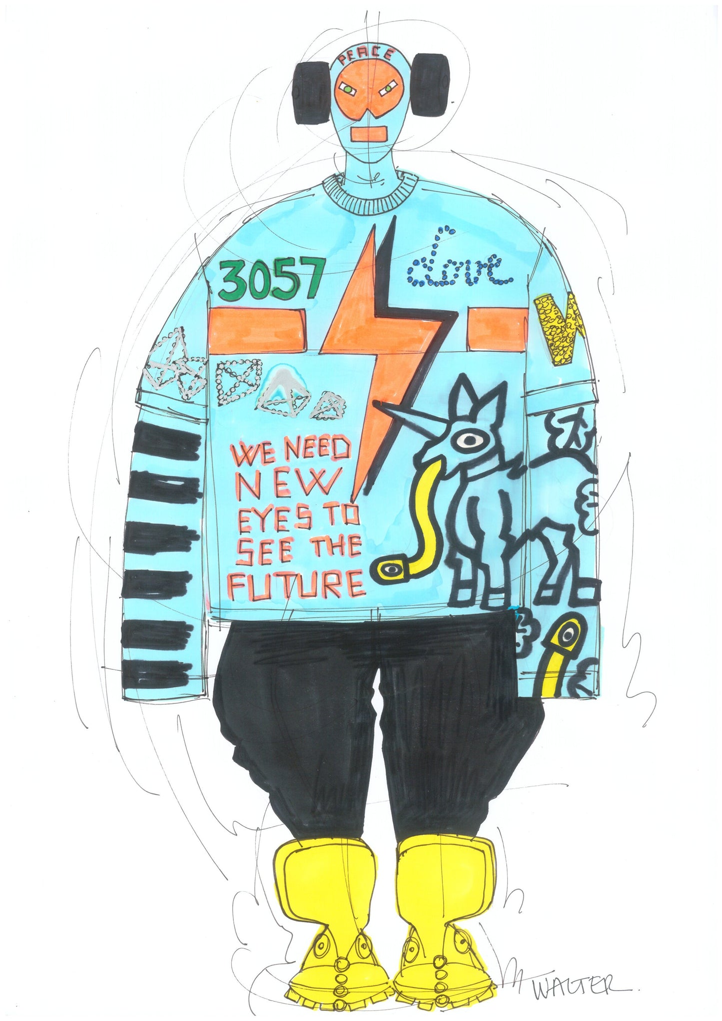 WVB170 - Walter Van Beirendonck - We need new eyes to see the future