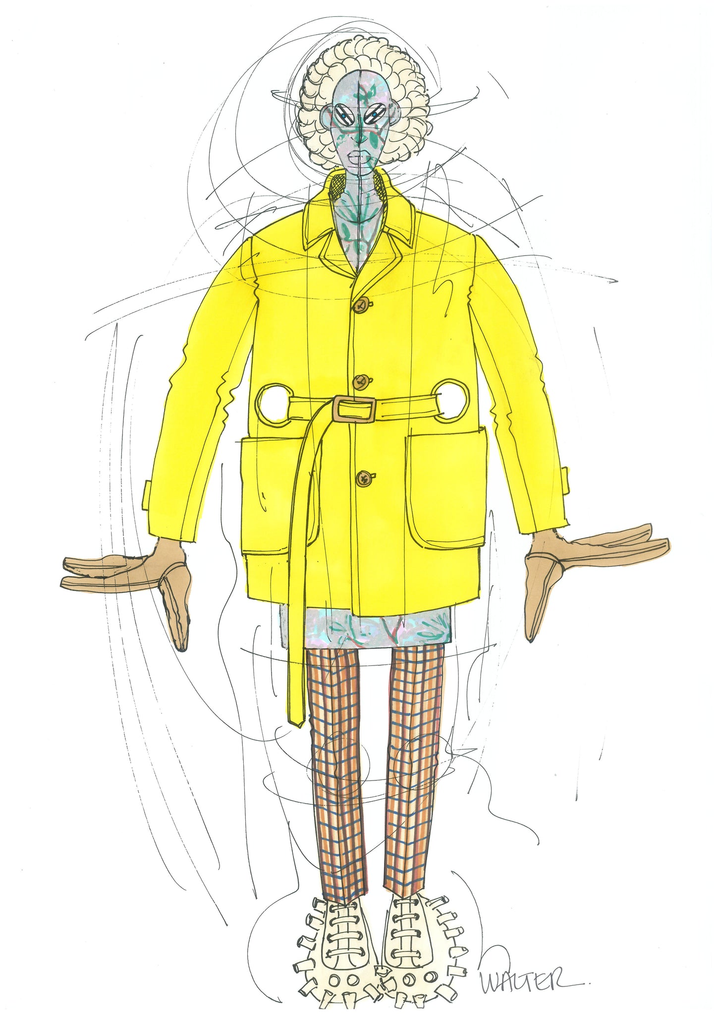 WVB256 - Walter Van Beirendonck - Banana wink boom