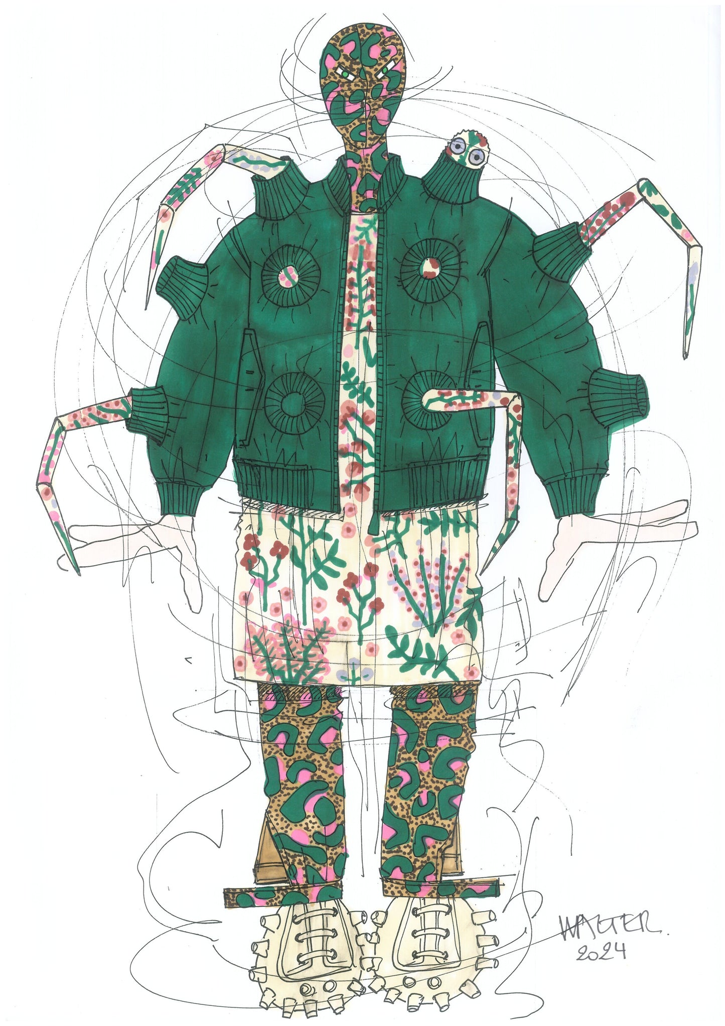 WVB174 - Walter Van Beirendonck - Banana wink boom
