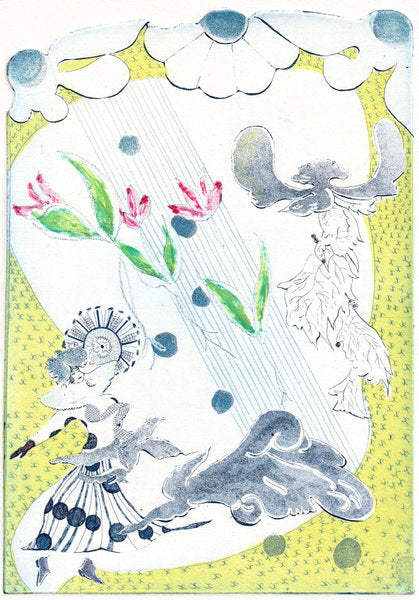 LV-023 - Lotte Vansantvoet - Peck from a yellow bird